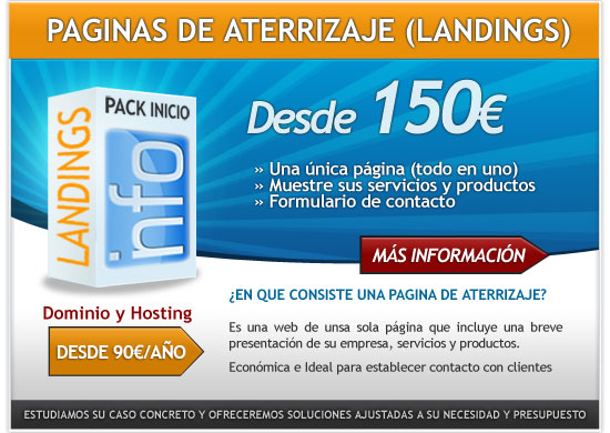 Paginas de aterrizaje en Toledo
