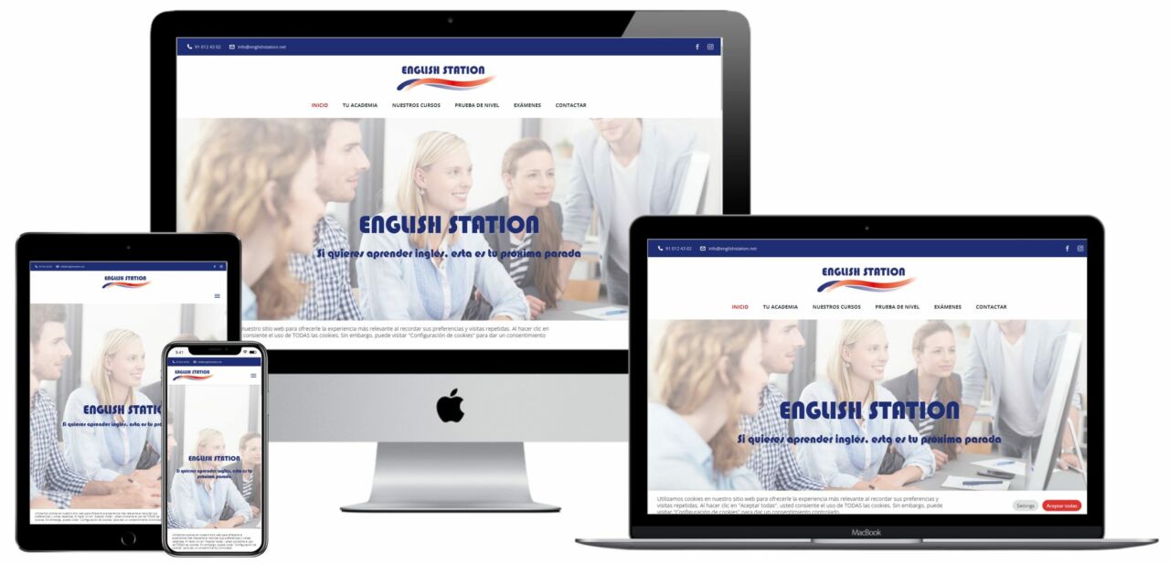 Englishstation.net Cliente web Academia de Idiomas