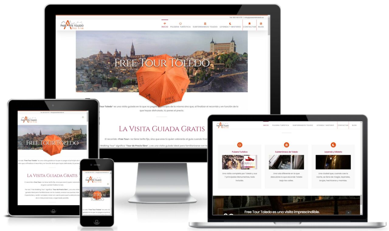 Freetour-toledo.es Cliente web para Turismo