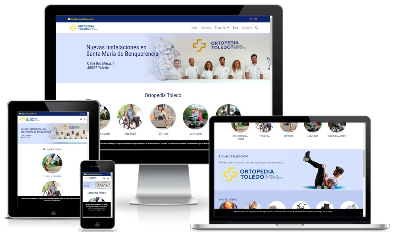 Ortopediatoledo.com Cliente web Ortopedia