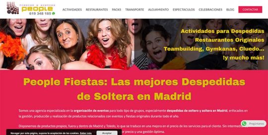 People Fiestas - Despedidas en Madrid