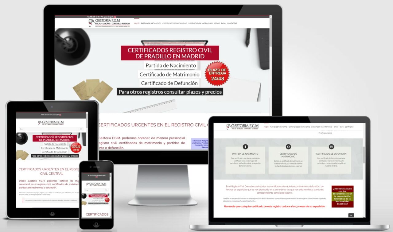 Registrocivilcentral.com.es Cliente web para oficinas
